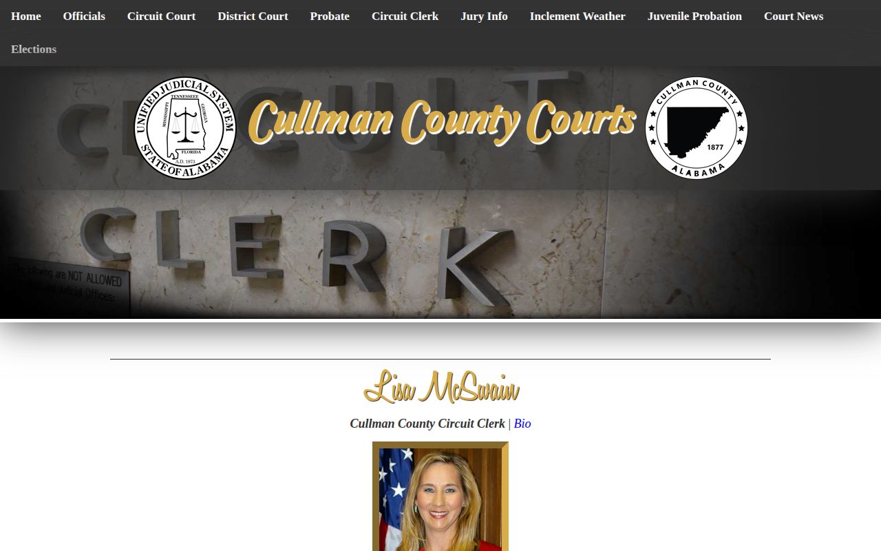 Cullman County warrant and court record confirmation source